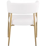 Meridian Furniture Creston Cream Durable Linen Textured Fabric Dining Chair New. Price: $232.58.