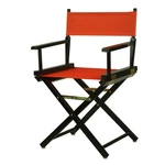 Casual Home 18" Director's Chair Black Frame In, - Solid Wood New. Price: $86.73.