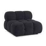 Calliope Vegan Shearling Modular Armless Chair Modern Living Room Seating Black New. Price: $599.00.