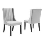 Modway Renew 19.5" Velvet Parson Dining Side Chairs Light Gray (set Of 2). Price: $226.99.