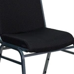 Flash Furniture Hercules Upholstered Stacking Chair Black New. Price: $134.99.