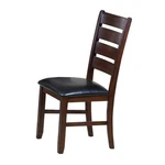 Acme Urbana Faux Leather Dining Side Chair Black And Cherry (set Of 2) New. Price: $233.99.