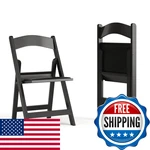 Flash Furniture Hercules Series Folding Chair - Black Resin 2 Pack 800LB New. Price: $138.78.