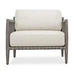 Uttermost 23944 Borneo 33"W Mahogany Framed Acrylic Lounge Chair - Oyster White New. Price: $1497.60.