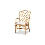 Bali & Pari Delta Modern Contemporary Natural Finished Rattan Dining Chair New. Price: $343.17.