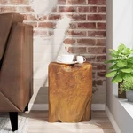 Vidaxl Solid Teak Wood Stool, Durable And Stable, 11.8" 15.7" Brown New. Price: $165.99.