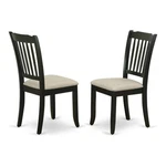 East West Furniture Danbury 38" Fabric Dining Chairs Black (set Of 2) New. Price: $189.05.