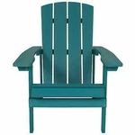 Flash Furniture Charlestown All-weather Adirondack Chair In Sea Foam Faux Wood New. Price: $220.50.