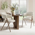 Dining Chairs Set Of 2 Mid Century Modern Padded Seat Taupe Colamy Room Kitchen New. Price: $209.99.