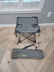 Cabela's Folding Camping Chair With Integrated Cup Holders And Matching Carry Used. Price: $48.00.