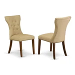 East West Furniture Gallitin 41" Fabric Dining Chairs Brown (set Of 2) New. Price: $231.05.