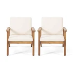 Christopher Knight Home Carlos Outdoor Acacia Wood Club Chairs With Cushions New. Price: $340.25.