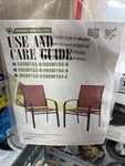 Premium Home Solution Outdoor Dining Chairs Set Of 4 Brown Metal Patio New. Price: $50.00.