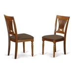 East West Furniture Plainville 37" Fabric Dining Chairs Brown (set Of 2) New. Price: $176.86.