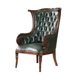 NLR055GRN, Niagara Furniture, Leather Fireside Chair New. Price: $2475.00.