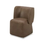 Modrest Standing - Modern Brown Vegan Leather Dining Chair New. Price: $413.95.