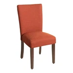 Homepop 38" Traditional Fabric Parsons Dining Chair Orange New. Price: $175.99.
