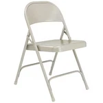 National Public Seating 52 Folding Chair, Steel, Gray, PK4 New. Price: $148.66.