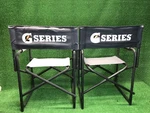 E-z Up Gatorade Series Folding Short Directors Chair Gray Blue Sports Rare Used. Price: $120.55.