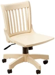 Osp Home Furnishings Deluxe Armless Wood Banker's Desk Chair With Adjustable ... New. Price: $200.59.