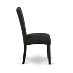 Pemberly Row 39"H Traditional Fabric Dining Chair Black (set Of 2) New. Price: $220.01.