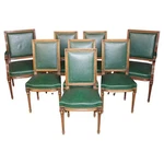 Set Of 8 Maison Jansen Style French Louis Xvi Dining Chairs Circa 1950S Used. Price: $6995.00.