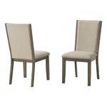 Best Quality Furniture Set Of 2 Dining Side Chairs With Ash Brown Wood Frame New. Price: $227.99.