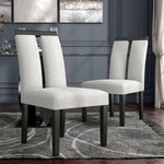 Quincie 21" Wide White Boucle Fabric Side Split Back Chairs Set Of New. Price: $419.91.