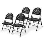 OEF1100 Series Premium Heavy-duty Plastic Folding Chairs, Commercial Fanback ... New. Price: $243.80.