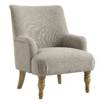 Maklaine Contemporary Fabric Upholstered Accent Armchair Linen New. Price: $416.37.
