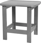 Charlestown Gray Tiered Adirondack Side Table All-weather Indoor/outdoor New. Price: $159.99.