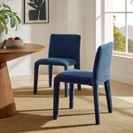 Rhodes Dining Chair Navy New. Price: $307.25.