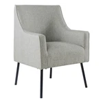 Homepop 20.9" Seat Height Modern Fabric Accent Chair In Gray New. Price: $359.99.
