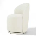 Uixe Beige Linen Polyester Swivel Dining Side Chair New. Price: $125.00.