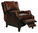 Barcalounger Berkley Power Stetson Bordeaux Leather Recliner Chair 9-4059 New. Price: $1399.00.