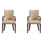 Manhattan Comfort Shubert 19.75" Faux Leather Dining Armchair (set Of 2) New. Price: $884.10.