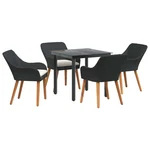 Garden Dining Set With Cushion Poly Rattan Furniture Outdoor Seating Vidaxl New. Price: $339.99.