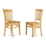 East West Furniture Groton 11" Wood Dining Chairs Oak (set Of 2) New. Price: $183.24.