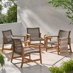 Hampton Outdoor Club Chair (set Of 4) By Christopher Knight Home New. Price: $838.80.