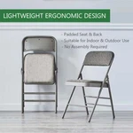 Steel Frame Foam Padded Folding Versatile CHAIR(2 Pack) New. Price: $42.99.