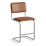 Pemberly Vegan Leather Counter Height Stool (set Of 2) In Brown New. Price: $271.57.