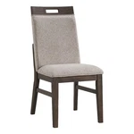 Pemberly Transitional Wood Upholstered Chair In Brown(set Of 2) New. Price: $293.46.