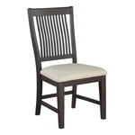 Best Quality Rustic Brown Wood Dining Chairs With Beige Upholstery Single New. Price: $239.35.