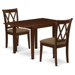 East West Furniture Norden 3-PIECE Dining Set With Breakfast Table Mahogany New. Price: $390.82.