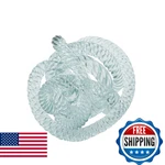Beachcombers Small Light Blue Glass Rope Knot Coastal Nautical Decor New. Price: $36.43.