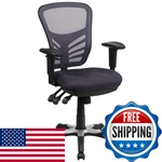 Flash Furniture Nicholas Mid-back Swivel Office And Gaming Chair Ergonomic Mesh New. Price: $227.04.