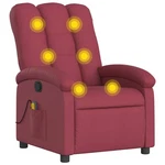 Massage Recliner Chair, Adjustable Backrest/ Footrest, Fabric Vidaxl New. Price: $226.99.