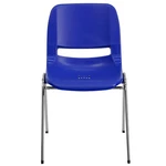 Flash Furniture Hercules Ergonomic Shell Back Stacking Chair Navy And Chrome New. Price: $93.42.