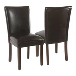 Homepop 38" Faux Leather Parsons Dining Chairs Brown (set Of 2) New. Price: $278.99.
