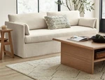 Better Homes & Gardens Waylen Slipcover Sofa, Cream, By Dave Jenny Marrs New. Price: $525.00.